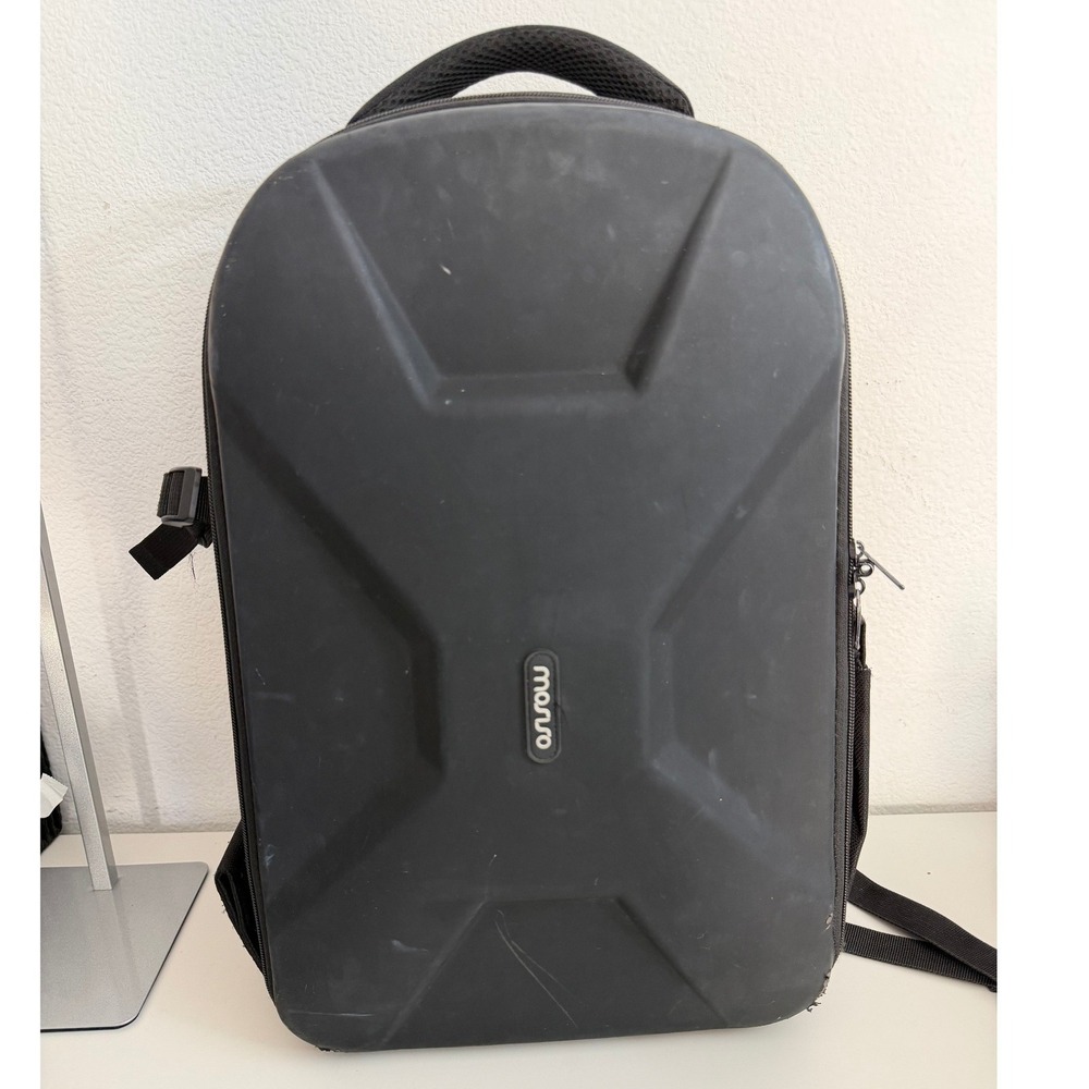 Mosiso Hardshell Camera Backpack Black Padded DSLR Lens Case Custom Dividers
